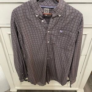 Cinch Men's Patterned Button Up Shirt